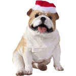 Sandicast Christmas Ornament, Fawn (XSO02204) Bulldog - Santa Hat. Fixed Price $35.30.
