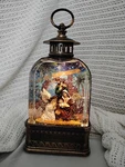 Roman Inc. Holy Family Nativity Christmas Lantern Led Lighted Swirl Water Globe. Fixed Price $25.00.