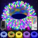 Ollny Rgb Christmas Lights 100 Leds 33 Clear Wire, 130 Ft,. Fixed Price $40.98.