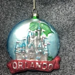 Nicholas Square Blown Glass Cities Christmas Ornament Orlando Magic Kingdom. Fixed Price $12.39.