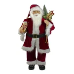 Northlight 36" Standing Santa Claus Christmas Figure Teddy Bear Gift Bag. Fixed Price $130.49.