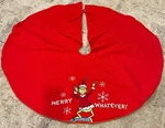 Grinchmas Dr. Seuss 48" Red Christmas Tree Skirt Ruz Merry Whatever. Fixed Price $12.95.