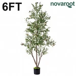 Novaroot 6FT Artificial Olive Trees Indoor With Moss And Planter Faux Fake Home. Fixed Price $37.97.