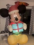 Gemmy Huge 9FT Santa Mickey Mouse Christmas Inflatable Disney *tested!. Fixed Price $200.00.
