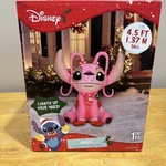 Disney Lilo & Stitch Angel Pink Christmas Airblown Yard Inflatable Holiday 4.5. Fixed Price $53.99.