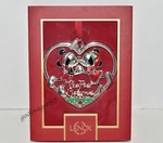 Lenox 2024 Our 1ST Christmas Mickey & Minnie Ornament Disney Showcase 3/8" New. Fixed Price $35.00.