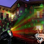 Christmas Laser Lights, Projector Landscape Spotlight Red Green St.... Fixed Price $51.76.