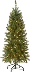 National Company Artificial Pre-lit Slim Christmas Tree, Green, Kingswood. Fixed Price $176.90.