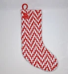Target Wondershop 17" Knit Christmas Stocking Red & White. Fixed Price $19.99.