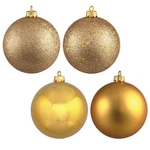 Vickerman 2.4" 4-FINISH Ball Ornament Assortment Gold (set Of 24). Fixed Price $38.68.