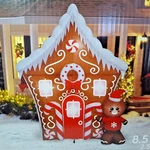 Holiday Time 8.5 Ft Gingerbread House Inflatable Christmas Display. Fixed Price $64.99.