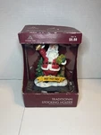 Brand New Vintage Holiday Time Stocking Holder Hanger Santa Claus. Fixed Price $29.99.