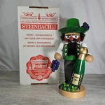 Steinbach Handmade Germany Chubby Series Wooden Nutcracker - Wine Maker 11". Fixed Price $130.00.
