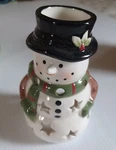 Yankee Candle Snowman Luminary Holder (tealight Not Included). Fixed Price $20.00.