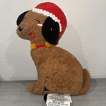 Target Wondershop Christmas 2024 Brown Dog Santa Hat Shaped Throw Pillow 13. Fixed Price $9.99.