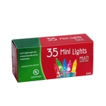 Indoor/outdoor 35-COUNT Multi Color Christmas Light Set. Fixed Price $15.41.