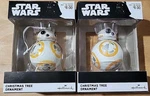 New Lot Of 2 Hallmark Star Wars BB-8 Christmas Tree Ornament Disney BB8 Droid. Fixed Price $13.99.