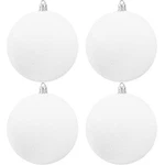 Large White Glitter Christmas Ornament BALLS(4 Pcs),xmas Sequin. Fixed Price $13.35.
