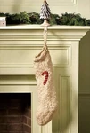 Anthropologie Chunky Knit Stocking Holiday Icon Candy Cane Christmas Nwt!. Fixed Price $59.99.