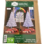 Holiday Time 6.5FT Pre-lit Madison Pine Christmas Tree White Led Color-changing. Fixed Price $89.97.