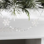 New! Raz Imports 6' Gem Snowflake Garland Wreath/tree/christmas/spray/winter. Fixed Price $16.99.