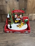 Disney Mickey & Minnie Mouse Christmas Animated Mail Box Scene Music/light Pluto. Fixed Price $30.00.