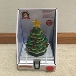 Mr. Christmas Led Light Up Nostalgic Ceramic Tree Stocking Holder 4 Hour Timer. Fixed Price $73.99.
