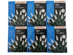 Sylvania Clear 100 Mini Christmas String Lights Indoor/outdoor Lot Of 6. Fixed Price $53.96.