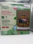 Holiday Living Animated Led Musical Christmas Advent Calendar Plays 8 Songs. Fixed Price $60.00.