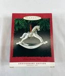 Hallmark Pewter Rocking Horse Keepsake Ornament Christmas Anniversary Edition. Fixed Price $19.99.