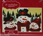 Christmas Nicholas Square Celebrate Season Snowman Bathroom Rug 23X36. Fixed Price $39.99.