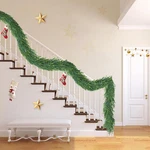 16 Soft Bendable Faux Cedar Garland For Holiday Home Decor & Stair Railings. Fixed Price $149.99.