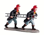 Lemax 52031 Ladder Lads Figurine Christmas Village Firemen Figure Retired. Fixed Price $47.99.
