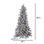 Sterling 9 Ft. Pre-lit Warm White Lightly Flocked Snowbell Pine Christmas Tree. Fixed Price $336.94.