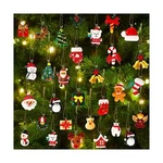 Garma 36PCS Mini Resin Christmas Ornaments Tiny Tree Decorations Se.... Fixed Price $21.79.