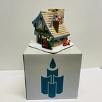 Partylite Santa's Workshop P0269 Christmas Elves Tealight Candle Holder W/box. Fixed Price $19.96.