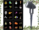 Rotating Led Holiday Projector With 24 Patterns For Indoor/outdoor Qfx LL4. Fixed Price $22.99.