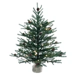 Vickerman 24" Carmel Pine Artificial Christmas Tree With Led Lights Green. Fixed Price $47.38.