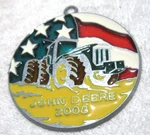 2008 John Deere Tractor Stainded Glass Christmas Ornament Jd Collectible. Fixed Price $7.00.