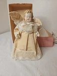 Vintage Roman Inc. Cream Christmas Angel Tree Topper. Fixed Price $13.31.