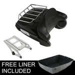 King Trunk Pad Rack Led Light Speaker Mount Fit For Harley Touring 14+. Fixed Price $459.99.