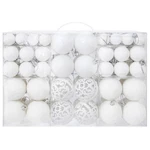 100PC Christmas Balls Tree Ornaments Set White Shatterproof Xmas Decorations Gif. Fixed Price $53.98.