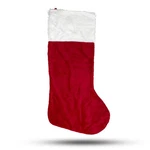 Iconikal Christmas Stocking Red Plush 43-INCH Tall White Jumbo,. Fixed Price $20.41.