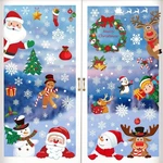186PCS Christmas Window Clings, Snowflake Santa Stickers Holiday Decor. Fixed Price $15.99.