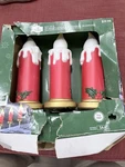 Holiday Time Led 17 Inch Candle Pathway Marker Set Of 3 Christmas Yard Decor New. Fixed Price $24.75.