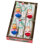 Christmas Confetti 2.5" Decorated Figures Set Of 6. Fixed Price $48.99.