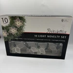 Target Vintage Poinsettia Novelty Christmas Lights Of 10 New 5 Avail.. Fixed Price $12.00.