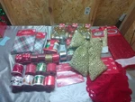 LOT#2 Christmas Decoration Bundle Tree Skirts , Ribbon Table Holiday. Fixed Price $30.60.