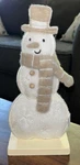 2024 Target Christmas Wondershop Fabric Snowman Figurine Decoration. Fixed Price $17.99.