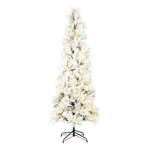 Vickerman 60" Atka Pencil Led Lights Artificial Christmas Tree In Flocked White. Fixed Price $253.27.